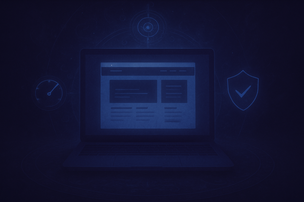 How I Built a Fast, Secure, and Professional Website